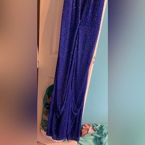 Royal blue prom dress